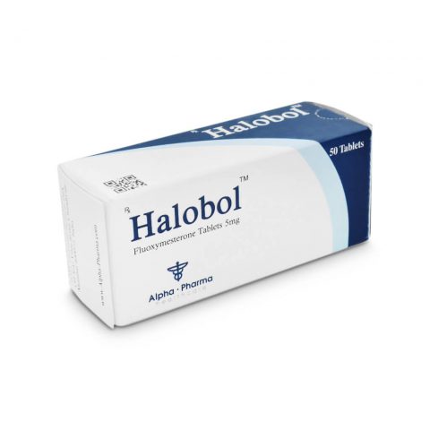 Halotestin oral original fabricado por Alpha Pharma.