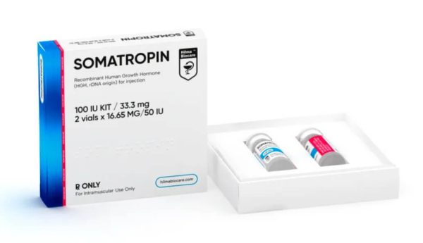 Somatropina 2 viales Hilma 16,65 mg