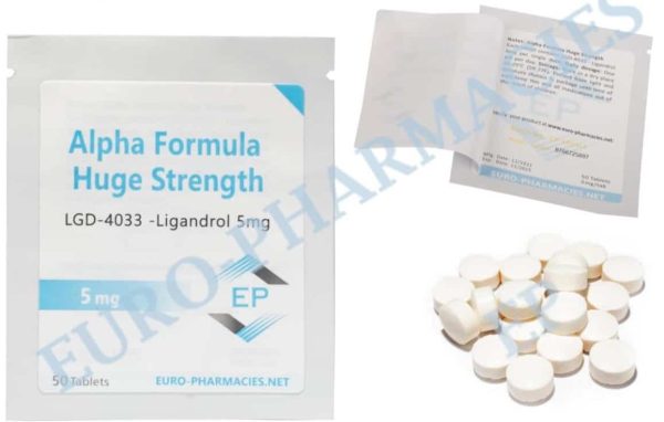Ligandrol LGD4033, comprimé de 5 mg, 50 comprimés, forte concentration, Euro Pharmacies EU