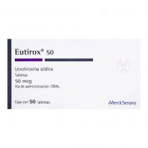 Euthyrox 50 - 50 mcg 50 tabs - Merck - 画像 (1)