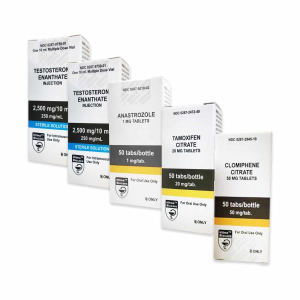 PACK MASS (INJECT) ENANTHATE 250 + PROTECTION + PCT (8 WEEKS) Hilma