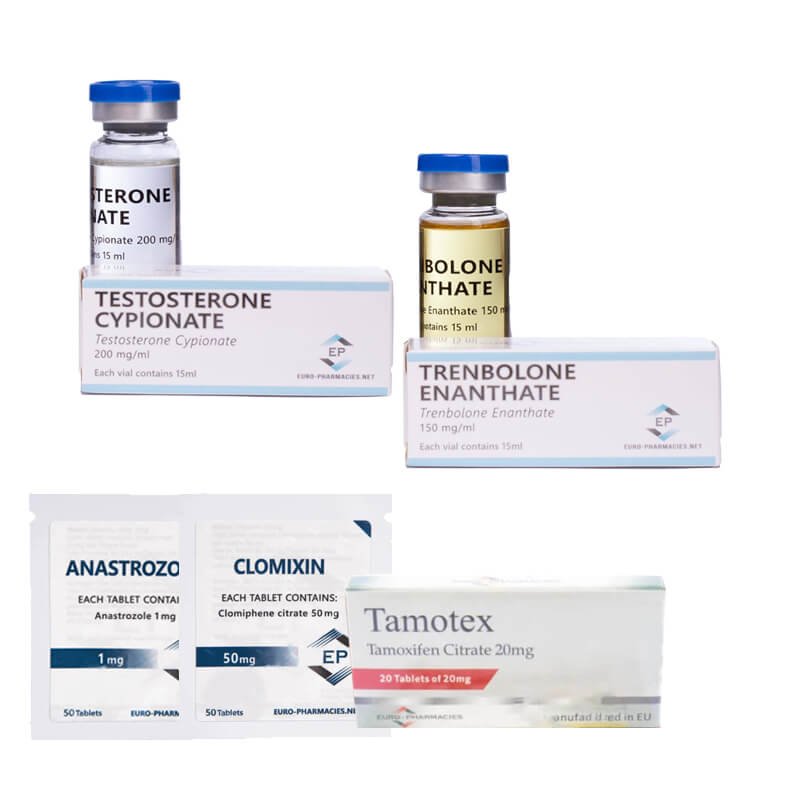 PACK PRÊMIO DE MASSE SECHE – Cipionato de testosterona + Enantato de trembolona (10 semanas) Euro Farmácias