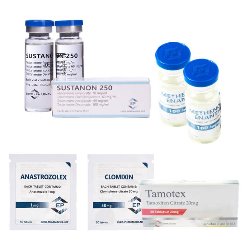 Pack prise de masse sèche (INJECT) – SUSTANON + PRIMOBOLAN + PCT (8 semaines) Euro Pharmacies