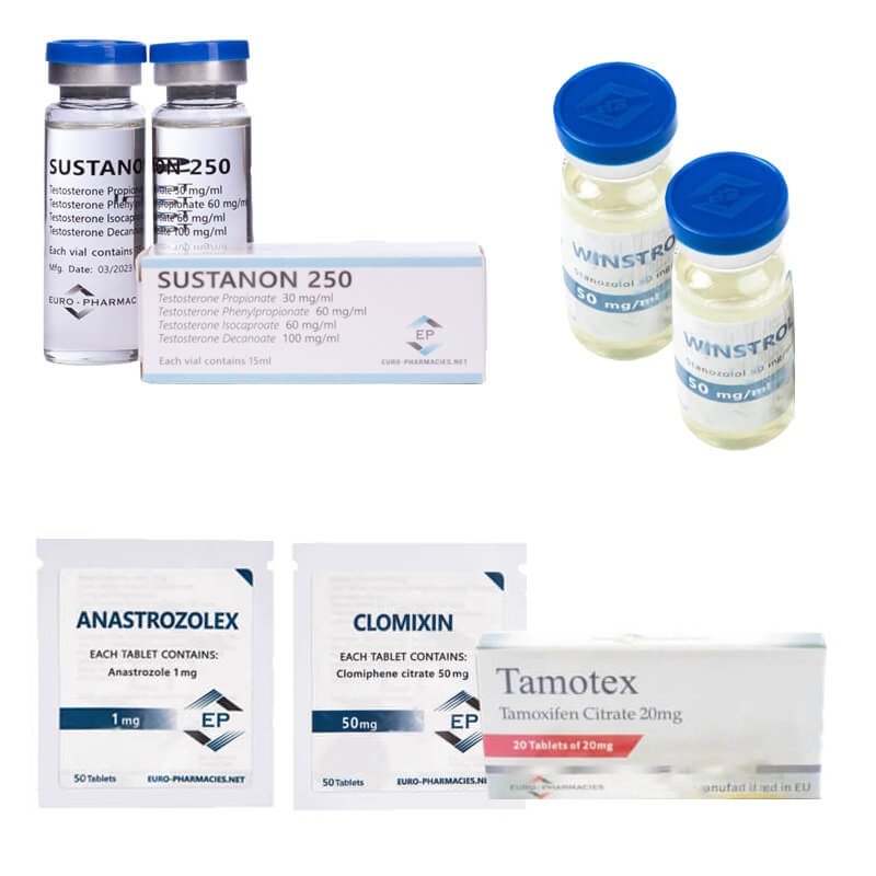 Pack prise de masse sèche NIVEAU II (INJECT) – Sustanon + Stanozolol (8 semaines) Euro Pharmacies