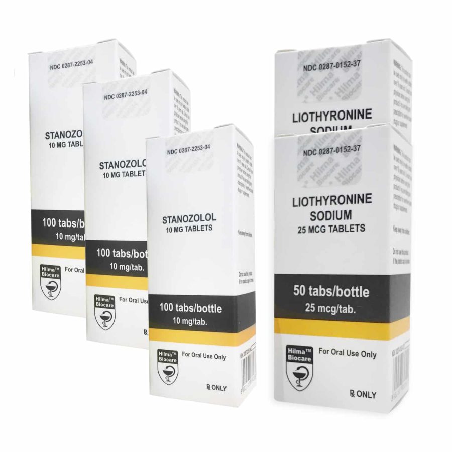 Pack Sèche Stanozolol + T3 Cytomel Stéroides Oraux (8 settimane) Hilma