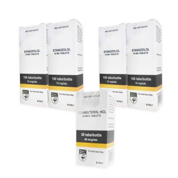 Pack Sèche Hilma Winstrol+ Clenbuterol Stéroides Oraux (10 Semaines)