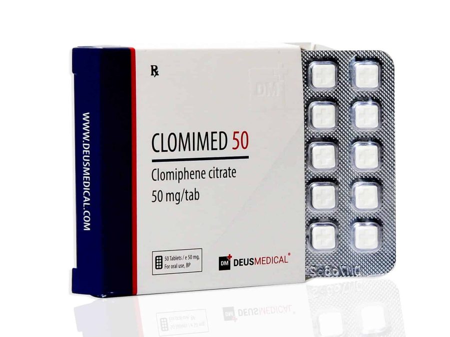 DEUSMEDICAL CLOMIMED 50 FRONTE+BLISTER