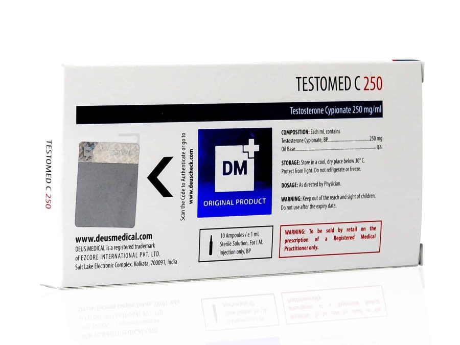 DEUSMEDICAL TESTOMED C 250 RETOUR