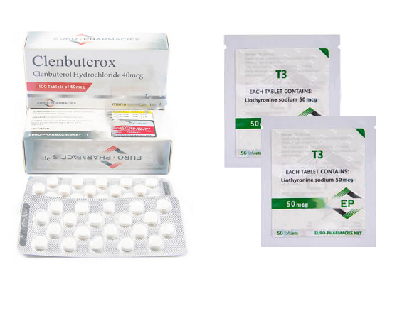 Pack Perte de Poids – Pharmacies Euro – Cytomel Clenbuterol (8 semaines)