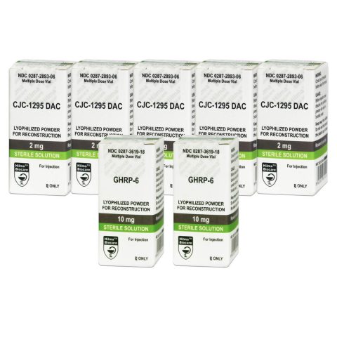 Pacchetto di peptidi di cattura di massa intermedia GHRP 6 CJC 1295 DAC Hilma Biocare (12 settimane)