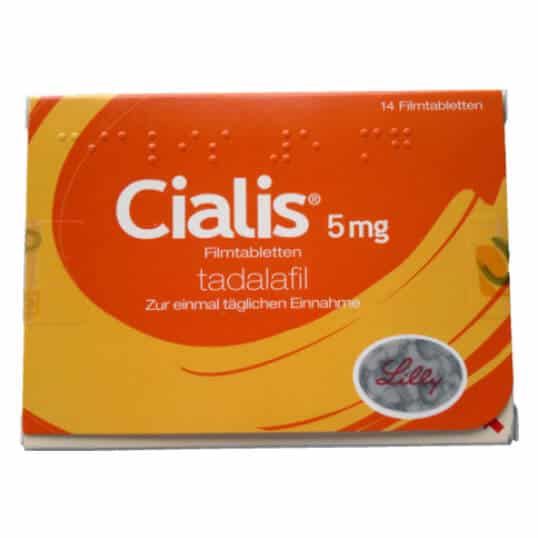 Cialis Tadafil 5 mg 14 comprimés Eli Lilly