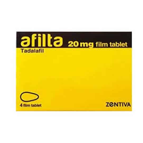 afilta tadafil 20 mg zentiva