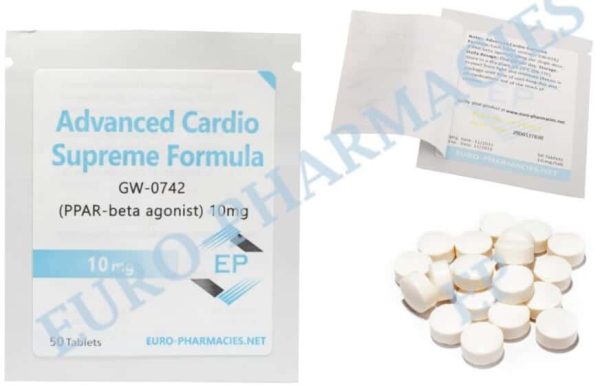 Advanced Cardio (GW 0742) 10 mg comprimidos 50 comprimidos Farmacias europeas
