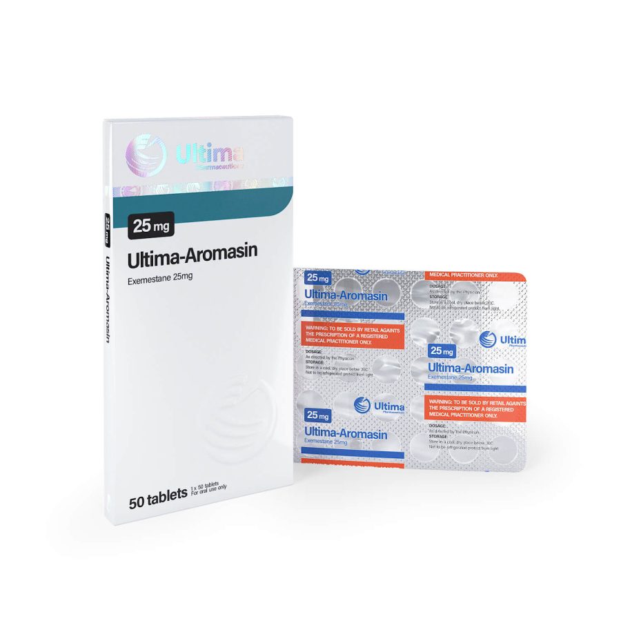 ultima aromasin 50 pills x 25 mg