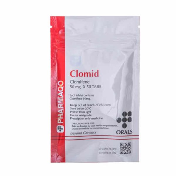 Clomid 50 mg x 50 comprimidos de clomifeno 50 mg, 50 comprimidos Pharmaqo Labs 41E