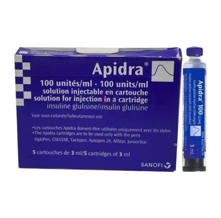 Apidra-SoloStar-100mg-cartucho