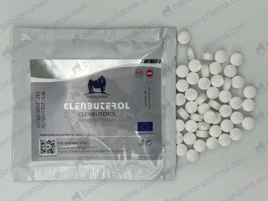 Baboon Pharma Comprimidos orais Clenbuterol 40 1