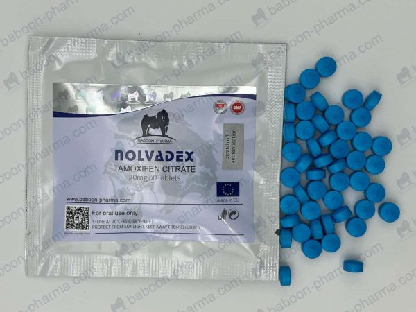 Comprimidos orais Baboon Pharma Nolvadex 20 1