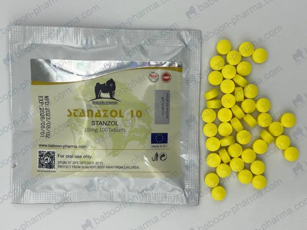 Comprimidos orais Baboon Pharma Stanazol 10 1