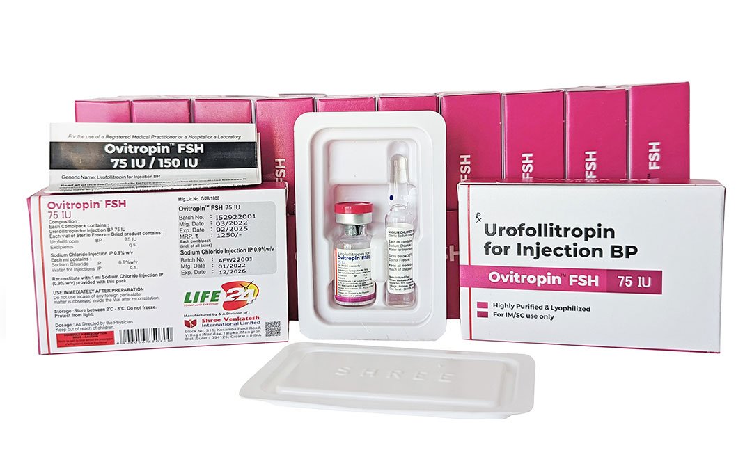 OVITROPIN FSH 75UI – Urofollitropine – Shree Venkatesh