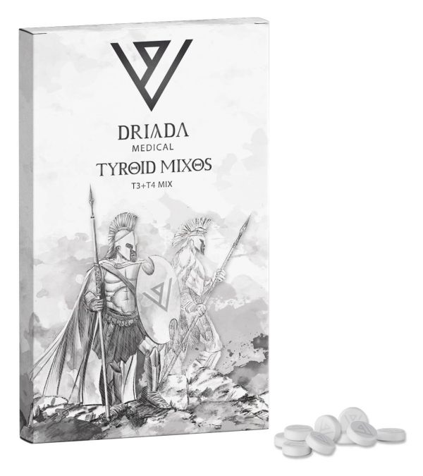 Tabletas mixtas para la tiroides Driada Medical: T3 y T4