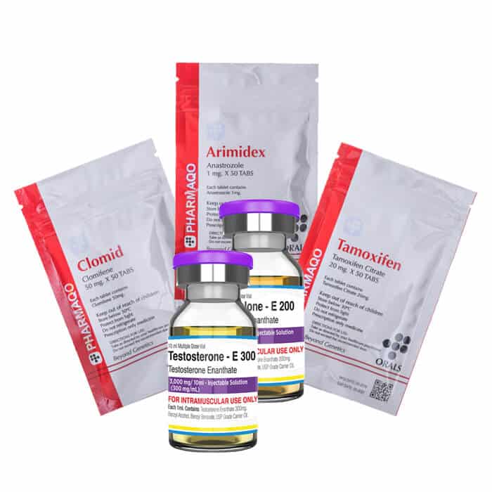 PACOTE PARA GANHO DE MASSA MAGRA Testosterona Enantato Trembolona Enantato 10 semanas Pharmaqo Labs