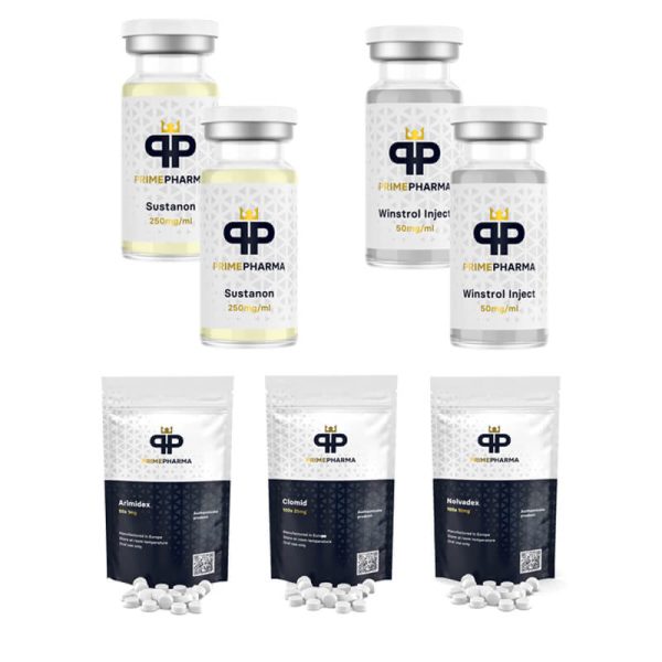 Pack premio de seche masiva INYECT ORAL SUSTANON WINSTROL 8 semanas PRIME PHARMA