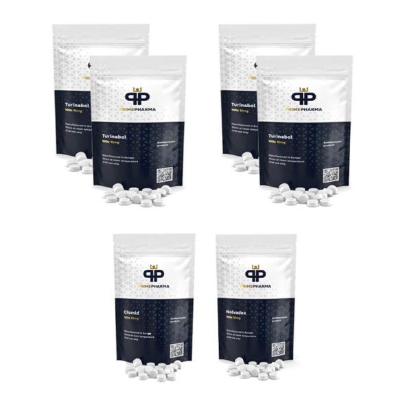Pack prise de masse seche LEVEL III ORAL TURINABOL PROTECTION PCT 8 semaines PRIME PHARMA