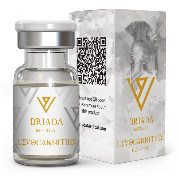 Lévocarnitine 500 mg/ml (L-carnitine) 10 ml Driada Medical