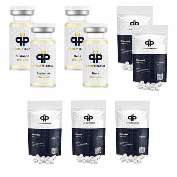 Pacchetto Bulking avanzato - Sustanon/Deca-Durabolin/Dianabol (8 settimane) - Prime Pharma
