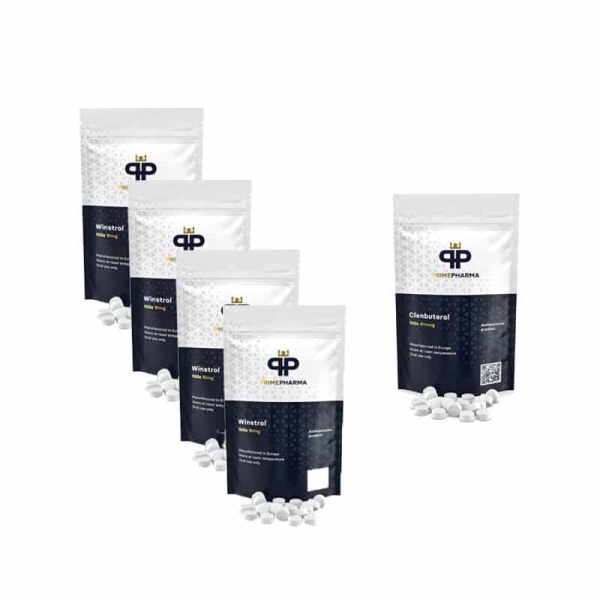 Pacchetto dimagrante/definizione -Prime - Clenbuterolo/Winstrol (10 settimane)