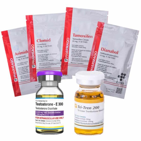 9 Lean mass gain pack ORAL INJECT DIANABOL TEST E TRI TREN 10 weeks Pharmaqo Labs